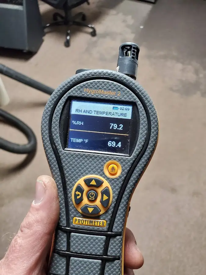Moisture meter humidity assessment for Fire & Smoke Damage Restoration in German Flatts